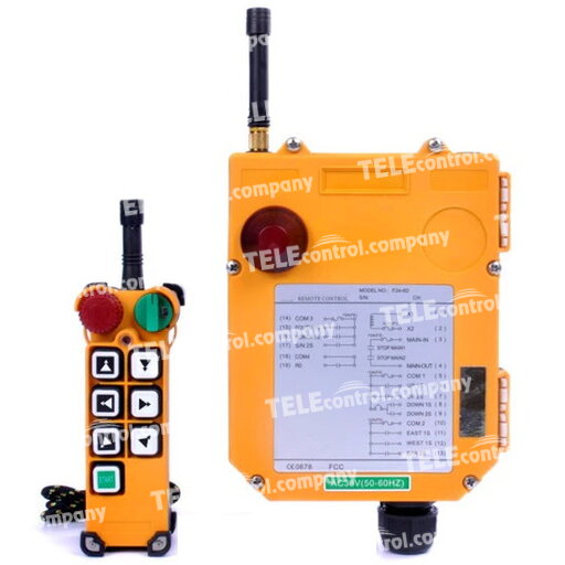 Радиоуправление TeleControl F24-6D (6 кнопок, 2 скорости)
