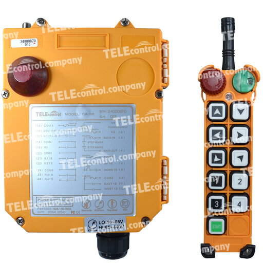 Радиоуправление TeleControl F24-10S (10 кнопок, 1 скорость)