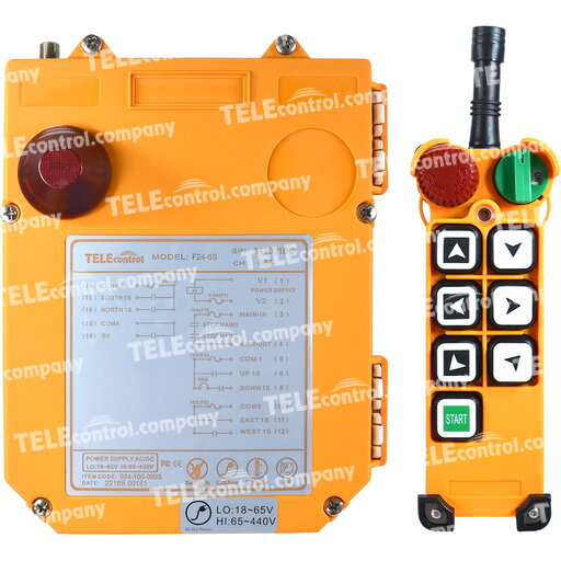 Радиоуправление TeleControl F24-6S (6 кнопок, 1 скорость)